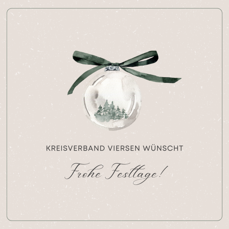 Frohe Festtage!