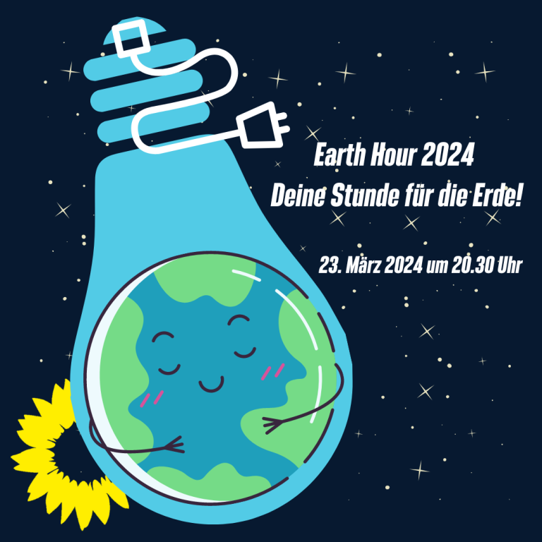 Macht mit bei der Licht-aus-Aktion für unseren Planeten!