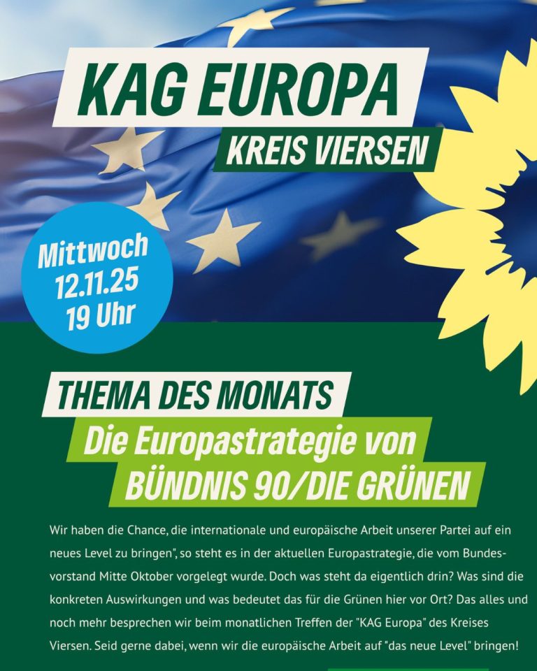 Einladung Kreisarbeitsgemeinschaft Europa